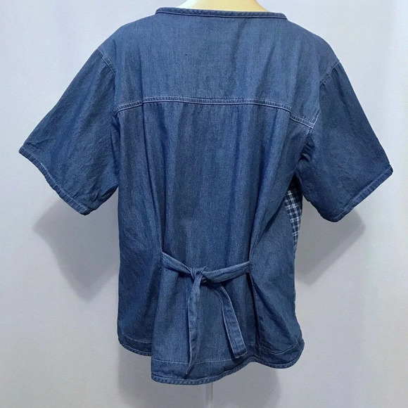 Vintage Cherokee Button Down Jean Shirt 18W - Picture 6 of 9